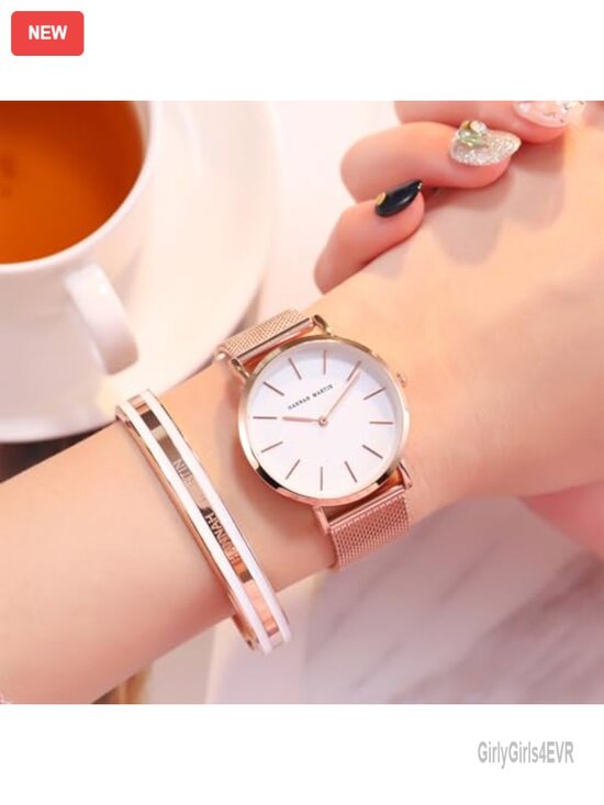 Women\'s Analog Watch with Stainless Steel Expansion Band 30M Waterproof main image 5